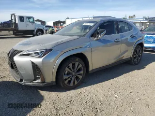 2022 Lexus UX 250h F Sport with VIN JTHE9JBHXN2057367, listed as a Copart auction lot 85917724 with 60,556 mi miles and Salvage Title. Bid and sale history available at DreamBid. Image 1.