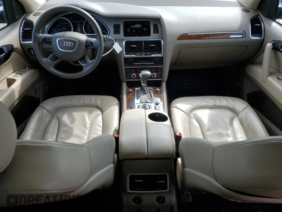 2012 Audi Q7 Premium Plus with VIN WA1LGAFE6CD000593, listed as a Copart auction lot 56414825 with 163,210 mi miles and Clean title. Bid and sale history available at DreamBid. Image 8.