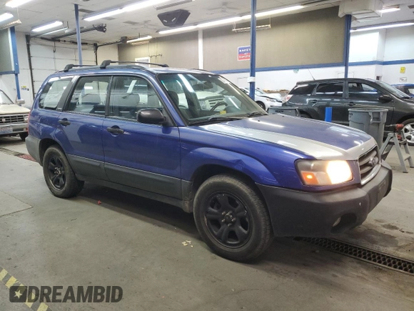2003 Subaru Forester X with VIN JF1SG63623H716059, listed as a Copart auction lot 82716474 with 155,011 mi miles and Salvage Title. Bid and sale history available at carsss.com. Image 4.