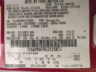 2016 Ford Fusion SE с VIN 1FA6P0H78G5125824, выставлен на аукционе IAAI как лот 42227430 с пробегом 177 837 миль миль и . История ставок и продаж доступна на DreamBid. Изображение 9.
