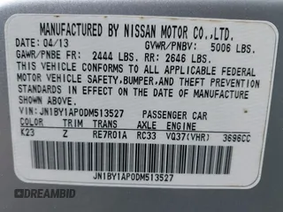 2013 Infiniti M with VIN JN1BY1AP0DM513527, listed as a IAAI auction lot 42170513 with 194,908 mi miles and . Bid and sale history available at DreamBid. Image 9.