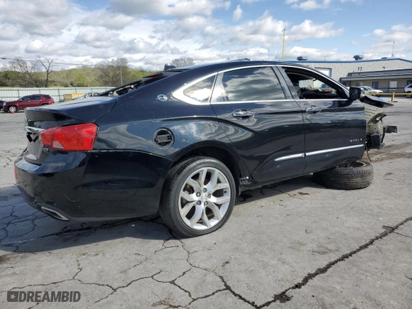 2014 Chevrolet Impala LTZ with VIN 1G1155S34EU121021, listed as a Copart auction lot 51492225 with 0 mi miles and Salvage Title. Bid and sale history available at carsss.com. Image 3.