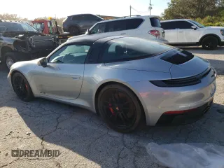 2022 Porsche 911 4S with VIN WP0BB2A98NS232515, listed as a Copart auction lot 74856314 with 7,578 mi miles and Salvage Title. Bid and sale history available at carsss.com. Image 2.