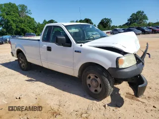 2006 Ford F-150 XL with VIN 1FTRF12W06NA22654, listed as a Copart auction lot 57064735 with 228,697 mi miles and Salvage title. Bid and sale history available at DreamBid. Image 4.