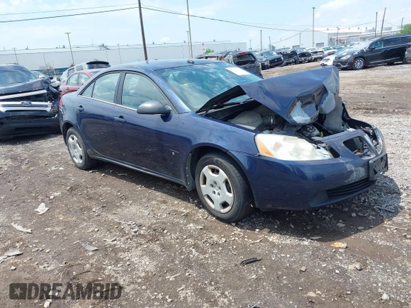 2008 Pontiac G6 1SV Value Leader with VIN 1G2ZF57B184246834, listed as a IAAI auction lot 42614255 with 126,251 mi miles and . Bid and sale history available at DreamBid. Image 1.
