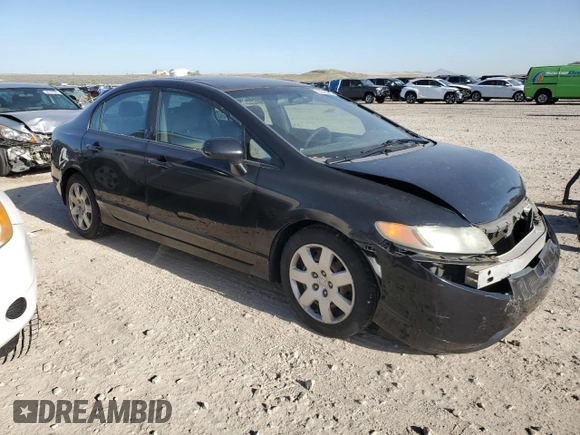 2008 Honda Civic LX z VIN 1HGFA16588L075606, wystawiony jako Copart lot #55765845 z przebiegiem 201 896 mil mil oraz Szkoda całkowita • Salvage title. Historia ofert i sprzedaży dostępna na DreamBid. Obrazek 4.