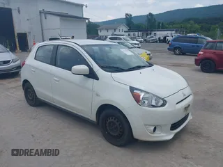 2015 Mitsubishi Mirage DE with VIN ML32A3HJ5FH046960, listed as a IAAI auction lot 42741080 with 184,500 mi miles and . Bid and sale history available at DreamBid. Image 1.