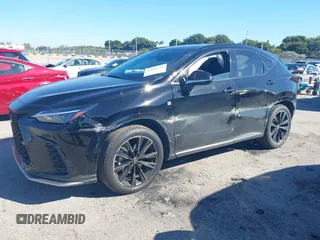 2022 Lexus NX with VIN JTJKGCEZ5N2001067, listed as a IAAI auction lot 41429124 with 35,440 mi miles. Bid and sale history available at carsss.com. Image 6.