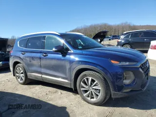 2020 Hyundai Santa Fe Limited with VIN 5NMS5CAD6LH274031, listed as a Copart auction lot 48226125 with 25,676 mi miles and Salvage Title. Bid and sale history available at carsss.com. Image 4.