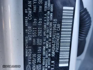 2017 Genesis G80 3.8L with VIN KMHGN4JE5HU199418, listed as a Copart auction lot 88864925 with 126,904 mi miles and Salvage Title. Bid and sale history available at carsss.com. Image 12.