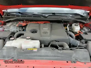 2023 Toyota Tundra TRD Pro Hybrid with VIN 5TFPC5DB7PX015384, listed as a Copart auction lot 55332405 with 49,333 mi miles and Salvage title. Bid and sale history available at DreamBid. Image 14.