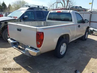 2005 Chevrolet Colorado Z85 with VIN 1GCCS148758222962, listed as a IAAI auction lot 41851102 with 163,819 mi miles. Bid and sale history available at carsss.com. Image 4.