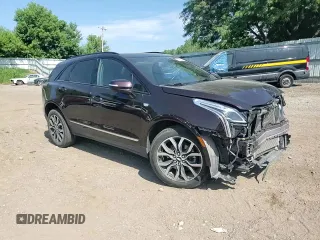 2021 Cadillac XT5 AWD Sport with VIN 1GYKNGRS8MZ152739, listed as a Copart auction lot 60675705 with 51,669 mi miles and Salvage title. Bid and sale history available at DreamBid. Image 14.