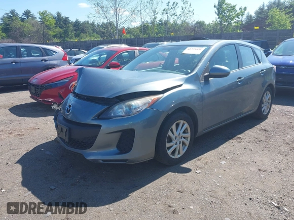 2012 Mazda 3 i Grand Touring with VIN JM1BL1M87C1661500, listed as a IAAI auction lot 42371851 with 130,118 mi miles and . Bid and sale history available at DreamBid. Image 2.