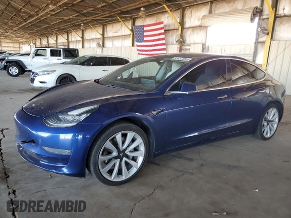 2020 Tesla Model 3 Standard Range Plus z VIN 5YJ3E1EA1LF744069, wystawiony jako Copart lot #53437085 z przebiegiem 121 845 mil mil oraz Szkoda całkowita • Salvage title. Historia ofert i sprzedaży dostępna na DreamBid. Obrazek 1.