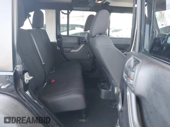 2016 Jeep Wrangler Unlimited Sport with VIN 1C4BJWDG7GL155900, listed as a IAAI auction lot 42380356 with 78,582 mi miles and . Bid and sale history available at DreamBid. Image 8.
