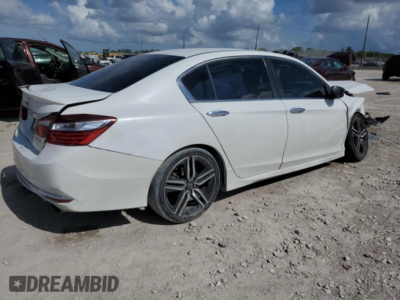2016 Honda Accord Sport с VIN 1HGCR2F58GA179122, выставлен на аукционе Copart как лот 61307005 с пробегом 143 260 миль миль и Списание • Salvage title. История ставок и продаж доступна на DreamBid. Изображение 3.