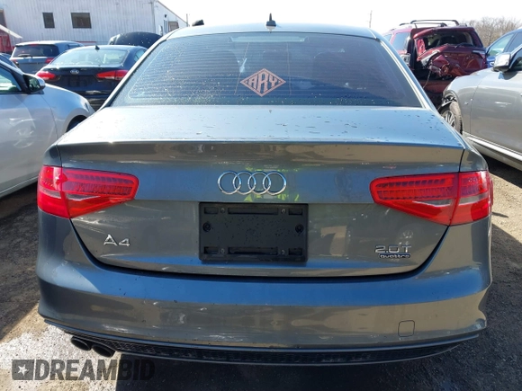 2016 Audi A4 Premium with VIN WAUBFAFL8GN005715, listed as a IAAI auction lot 41737327 with 73,342 mi miles. Bid and sale history available at carsss.com. Image 16.