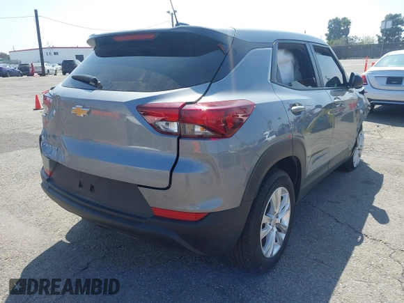 2023 Chevrolet TrailBlazer LS with VIN KL79MMS22PB106401, listed as a IAAI auction lot 41880161 with 23,801 mi miles and . Bid and sale history available at DreamBid. Image 4.