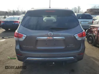 2013 Nissan Pathfinder Platinum with VIN 5N1AR2MM9DC658953, listed as a Copart auction lot 41987785 with 189,559 mi miles and Clean Title. Bid and sale history available at carsss.com. Image 6.