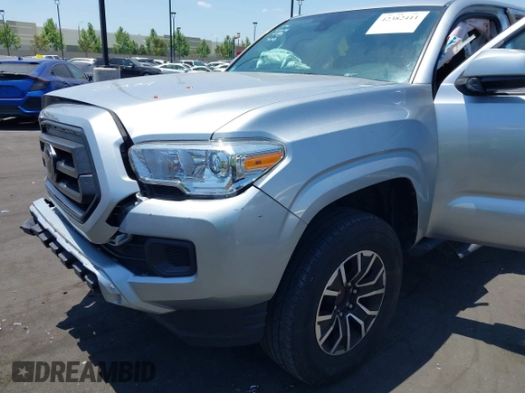 2022 Toyota Tacoma SR with VIN 3TYAX5GN4NT037625, listed as a IAAI auction lot 42382411 with 49,703 mi miles and . Bid and sale history available at DreamBid. Image 18.