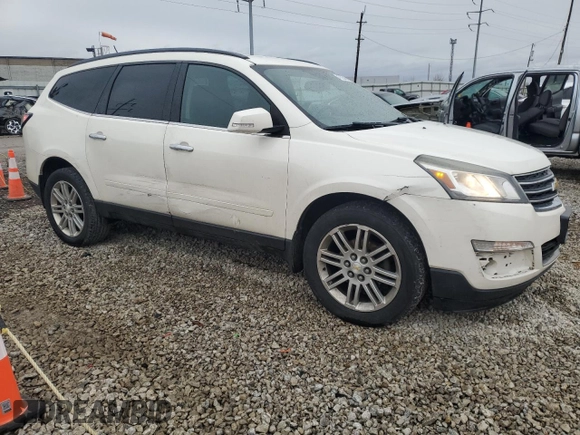 2015 Chevrolet Traverse LT with VIN 1GNKVGKD9FJ320396, listed as a Copart auction lot 47625445 with 201,747 mi miles and Salvage Title. Bid and sale history available at DreamBid. Image 4.