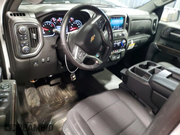 2021 Chevrolet Silverado 1500 LT with VIN 1GCRYDEDXMZ379058, listed as a Copart auction lot 52102445 with 73,293 mi miles and Clean Title. Bid and sale history available at DreamBid. Image 8.