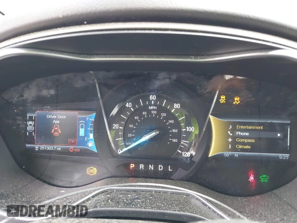 2014 Ford Fusion SE Hybrid with VIN 3FA6P0LU3ER301220, listed as a IAAI auction lot 41900873 with 251,303 mi miles. Bid and sale history available at carsss.com. Image 7.