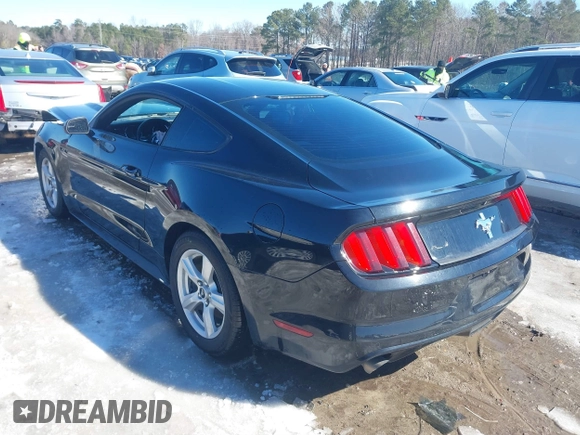 2015 Ford Mustang V6 with VIN 1FA6P8AM3F5379843, listed as a IAAI auction lot 41628091 with 88,272 mi miles and . Bid and sale history available at DreamBid. Image 3.