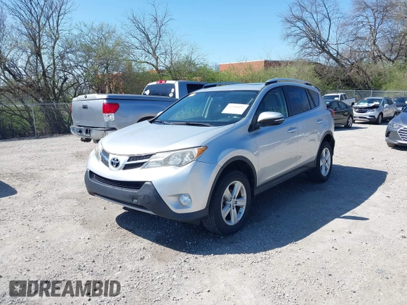 2014 Toyota RAV4 XLE with VIN JTMRFREV3ED093904, listed as a IAAI auction lot 41968452 with 154,154 mi miles. Bid and sale history available at carsss.com. Image 2.
