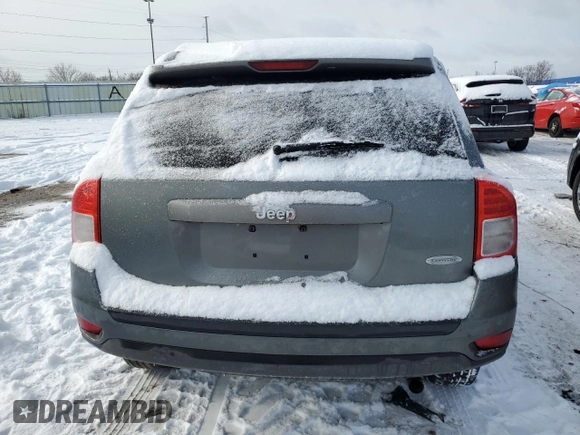 2011 Jeep Compass Latitude with VIN 1J4NT1FA8BD224478, listed as a Copart auction lot 45090345 with 142,051 mi miles and Salvage Title. Bid and sale history available at carsss.com. Image 6.