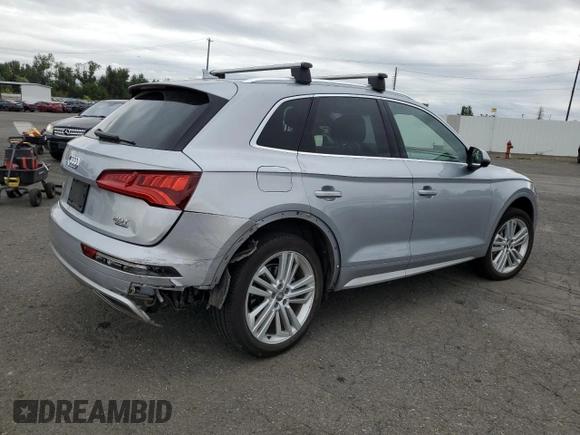 2018 Audi Q5 Prestige with VIN WA1CNAFYXJ2087049, listed as a Copart auction lot 68697904 with 37,196 mi miles and Salvage Title. Bid and sale history available at carsss.com. Image 3.