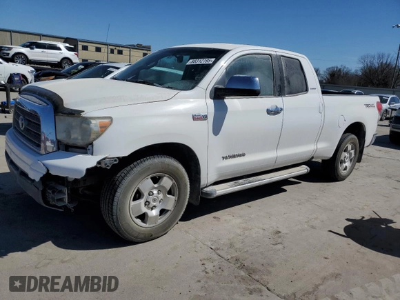 2007 Toyota Tundra Limited z VIN 5TFRV58147X019445, wystawiony jako Copart lot #88312195 z przebiegiem 169 521 mil mil oraz Szkoda całkowita • Salvage title. Historia ofert i sprzedaży dostępna na DreamBid. Obrazek 1.