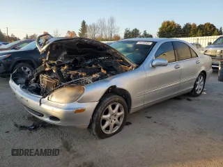 2002 Mercedes-Benz S 320/430/500 z VIN WDBNF70J12A271067, wystawiony jako Copart lot #76789404 z przebiegiem Nie podano mil oraz Nie do naprawy • Non repairable. Historia ofert i sprzedaży dostępna na DreamBid. Obrazek 1.