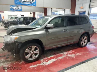 2010 Toyota Highlander Sport with VIN JTEEK3EH6A2152026, listed as a Copart auction lot 85081364 with 112,510 mi miles and Salvage Title. Bid and sale history available at carsss.com. Image 1.