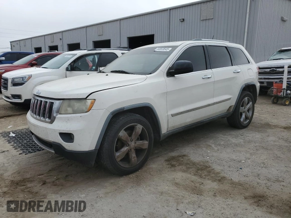 2011 Jeep Grand Cherokee Overland with VIN 1J4RS6GG7BC684628, listed as a Copart auction lot 44853645 with 187,519 mi miles and Clean Title. Bid and sale history available at DreamBid. Image 1.