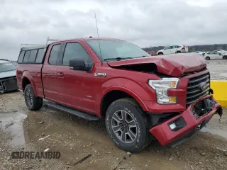 2017 Ford F-150 XL with VIN 1FTFX1EG5HKE50762, listed as a Copart auction lot 51812025 with 101,838 mi miles and Salvage title. Bid and sale history available at DreamBid. Image 4.