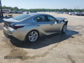 2022 Lexus IS with VIN JTHCA1D24N5122168, listed as a Copart auction lot 54872845 with 26,083 mi miles and Salvage Title. Bid and sale history available at carsss.com. Image 3.