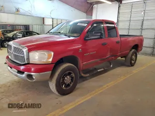 2006 Dodge Ram 2500 SLT with VIN 1D7KS28CX6J138201, listed as a Copart auction lot 59396724 with 280,843 mi miles and Salvage Title. Bid and sale history available at carsss.com. Image 1.