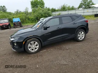 2019 Chevrolet Blazer with VIN 3GNKBCRS7KS670401, listed as a Copart auction lot 63153775 with 92,635 mi miles and Salvage title. Bid and sale history available at DreamBid. Image 1.