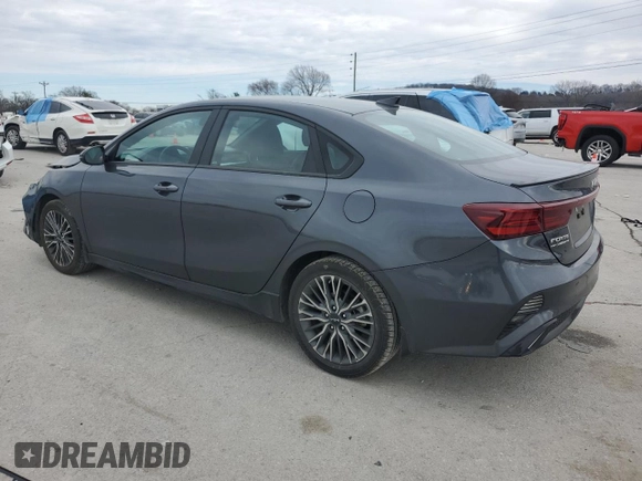2023 Kia Forte GT-Line with VIN 3KPF54AD8PE622089, listed as a Copart auction lot 45169965 with 19,787 mi miles and Salvage Title. Bid and sale history available at carsss.com. Image 2.