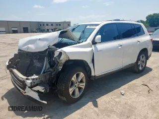 2012 Toyota Highlander Limited with VIN 5TDDK3EH1CS175063, listed as a Copart auction lot 58625125 with Not provided miles and Salvage title. Bid and sale history available at DreamBid. Image 1.