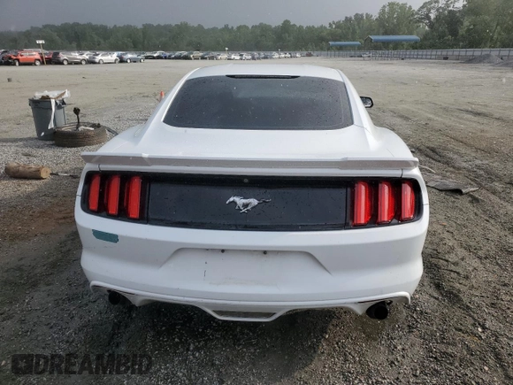 2015 Ford Mustang V6 with VIN 1FA6P8AM2F5358062, listed as a Copart auction lot 60034595 with 128,750 mi miles and Salvage title. Bid and sale history available at DreamBid. Image 6.