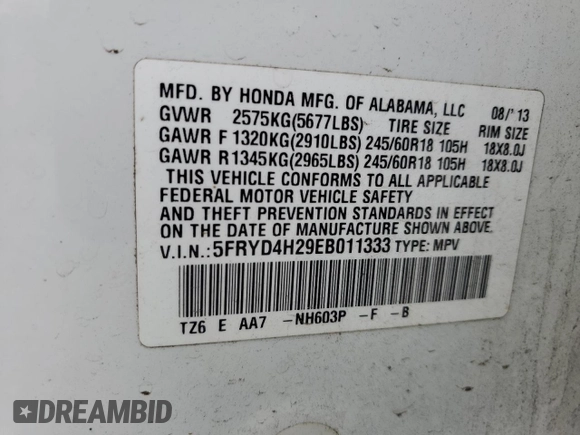 2014 Acura MDX with VIN 5FRYD4H29EB011333, listed as a Copart auction lot 51487575 with 168,311 mi miles and Salvage Title. Bid and sale history available at carsss.com. Image 16.