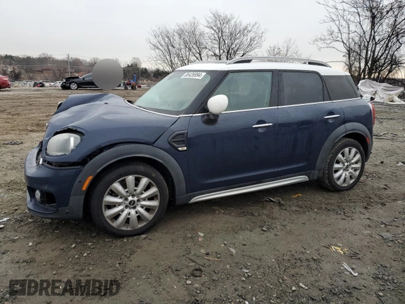 2018 MINI Countryman Cooper with VIN WMZYS7C38J3F44311, listed as a Copart auction lot 86426994 with 79,452 mi miles and Salvage title. Bid and sale history available at DreamBid. Image 1.