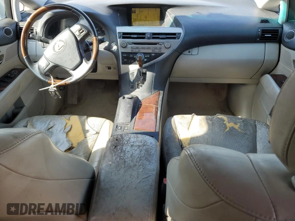 2010 Lexus RX 350 with VIN 2T2BK1BA8AC057693, listed as a Copart auction lot 48879695 with 195,224 mi miles and Salvage Title. Bid and sale history available at carsss.com. Image 8.