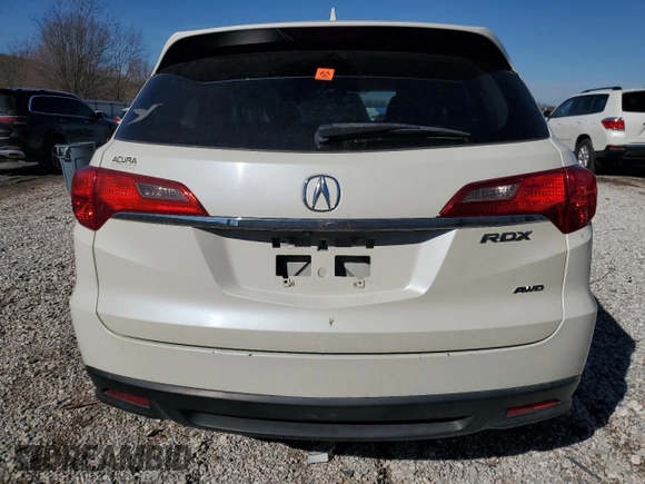 2015 Acura RDX with VIN 5J8TB4H33FL009653, listed as a Copart auction lot 44804085 with 185,407 mi miles and Salvage Title. Bid and sale history available at carsss.com. Image 6.