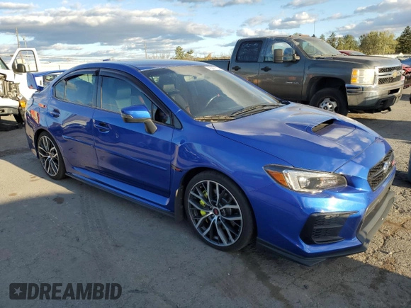 2020 Subaru WRX STI Limited with VIN JF1VA2Y6XL9829722, listed as a Copart auction lot 76291104 with 44,662 mi miles and Salvage Title. Bid and sale history available at carsss.com. Image 4.