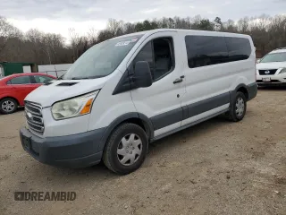 2015 Ford Transit XL with VIN 1FMZK1YM2FKA72647, listed as a Copart auction lot 47439215 with 148,105 mi miles and Salvage Title. Bid and sale history available at carsss.com. Image 1.