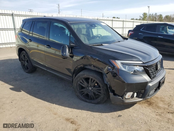 2020 Honda Passport Sport with VIN 5FNYF8H26LB016568, listed as a Copart auction lot 49145575 with 52721 miles and Salvage Title. Bid and sale history available at carsss.com. Image 4.